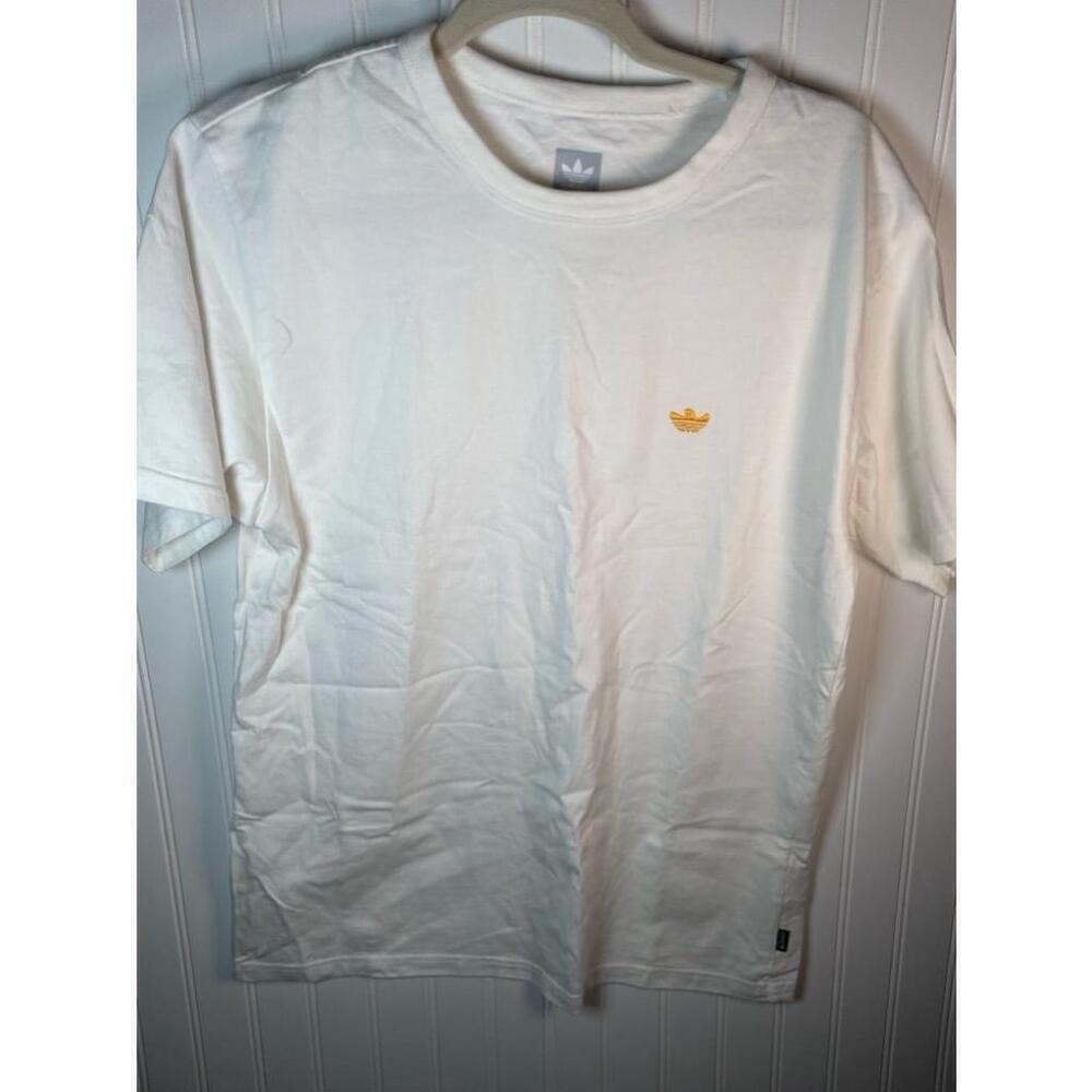 Adidas Men's White T-Shirt - Size M